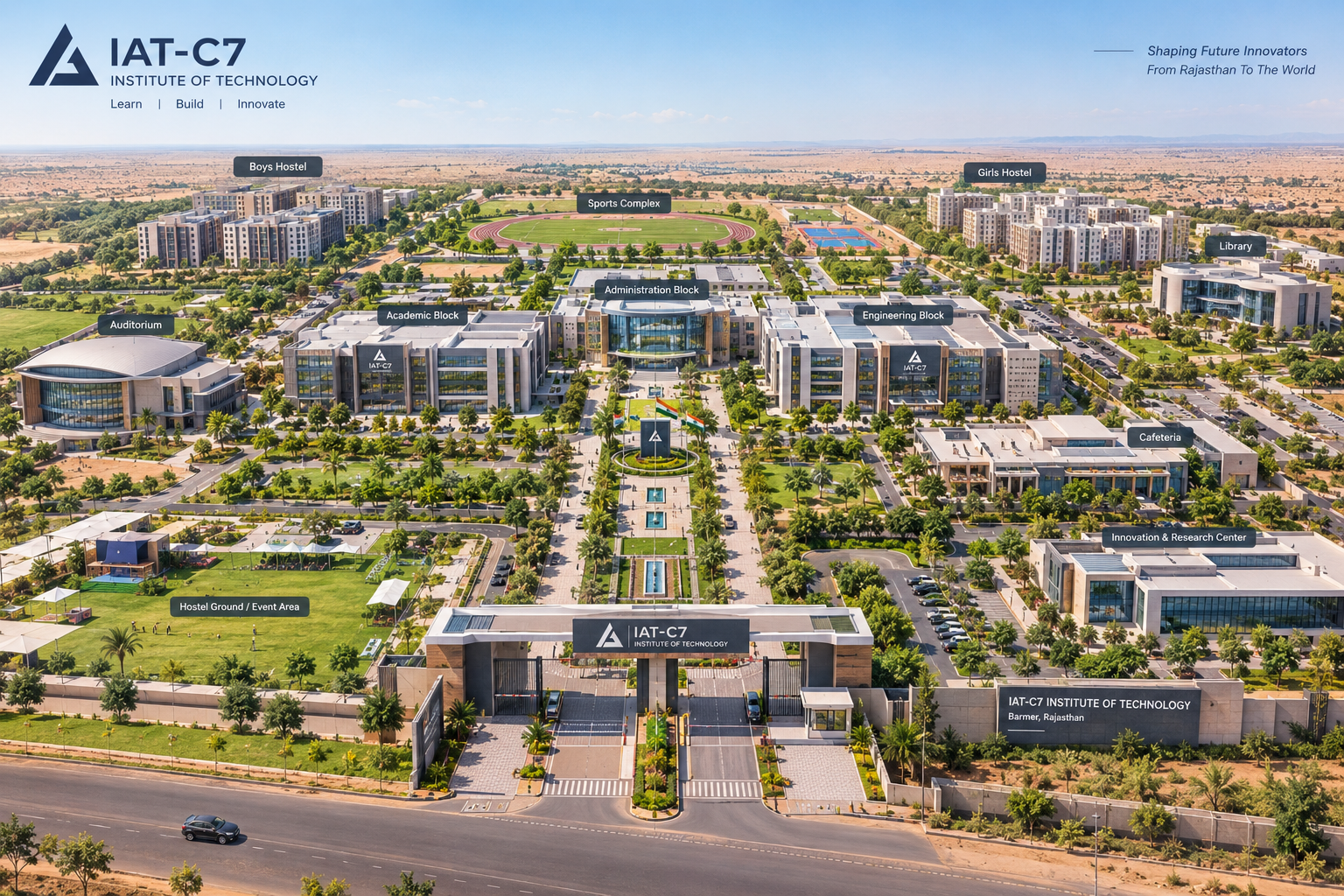 IAT-C7 Desert Campus Masterplan